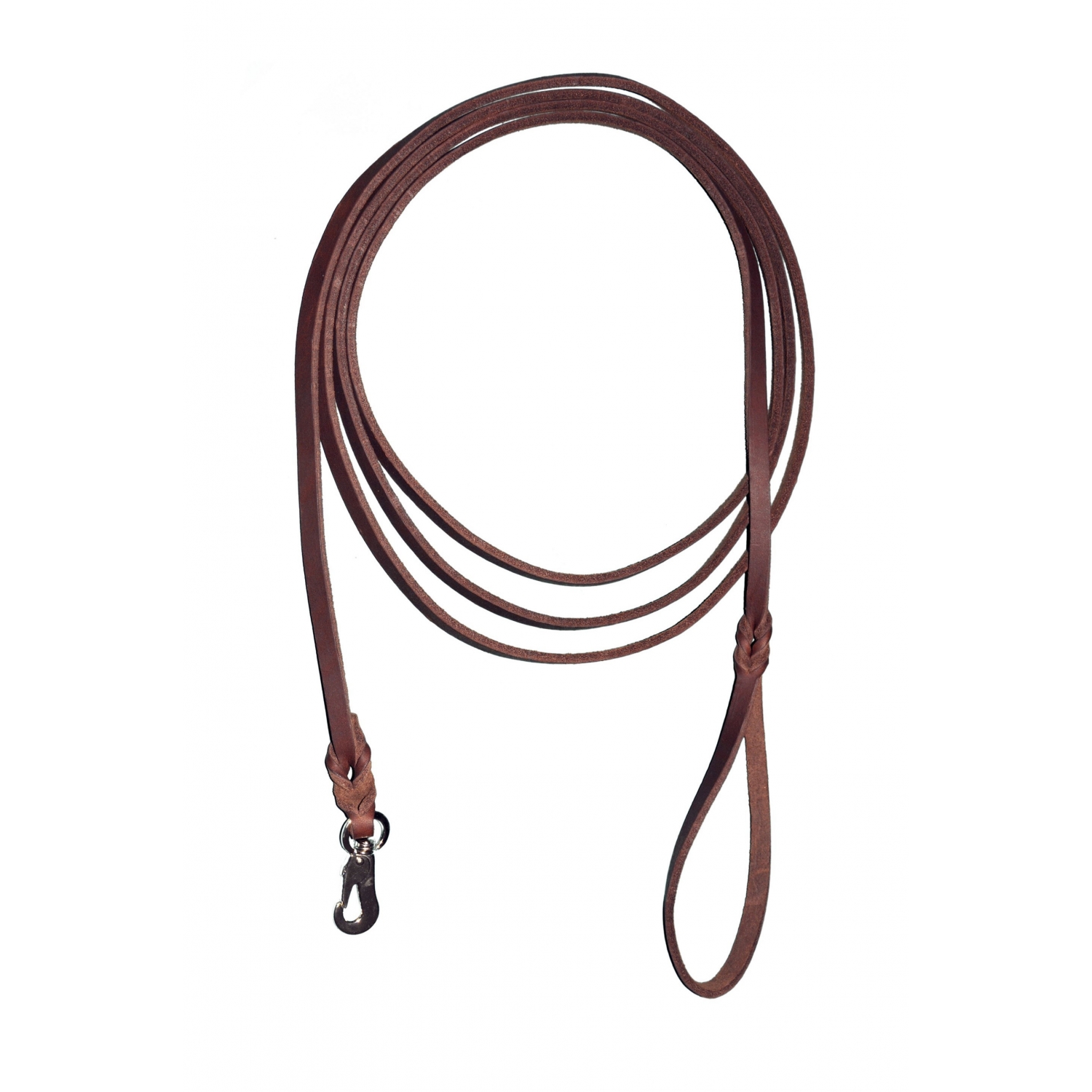 Leather Leash Dark Brown