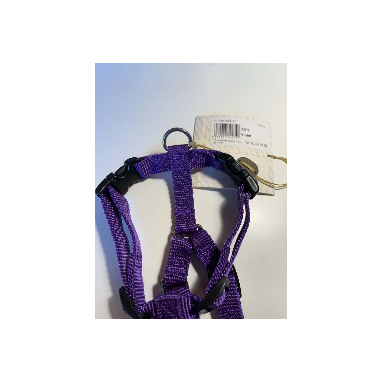 Harness Violet - size XXS - missing the size label